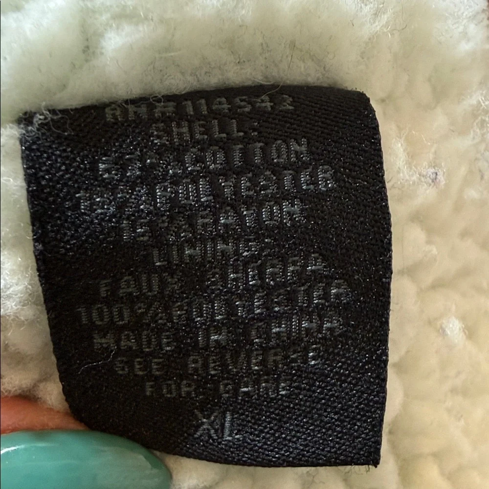 Jou Jou Blue Denim Jacket with Cream Sherpa lining - Picture 10 of 10